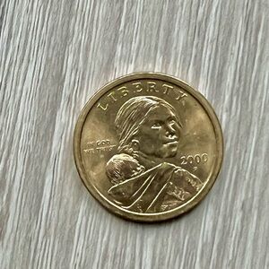 Vintage 2000-P Sacagawea $1 Small Dollar Coin – First Year Collectible
